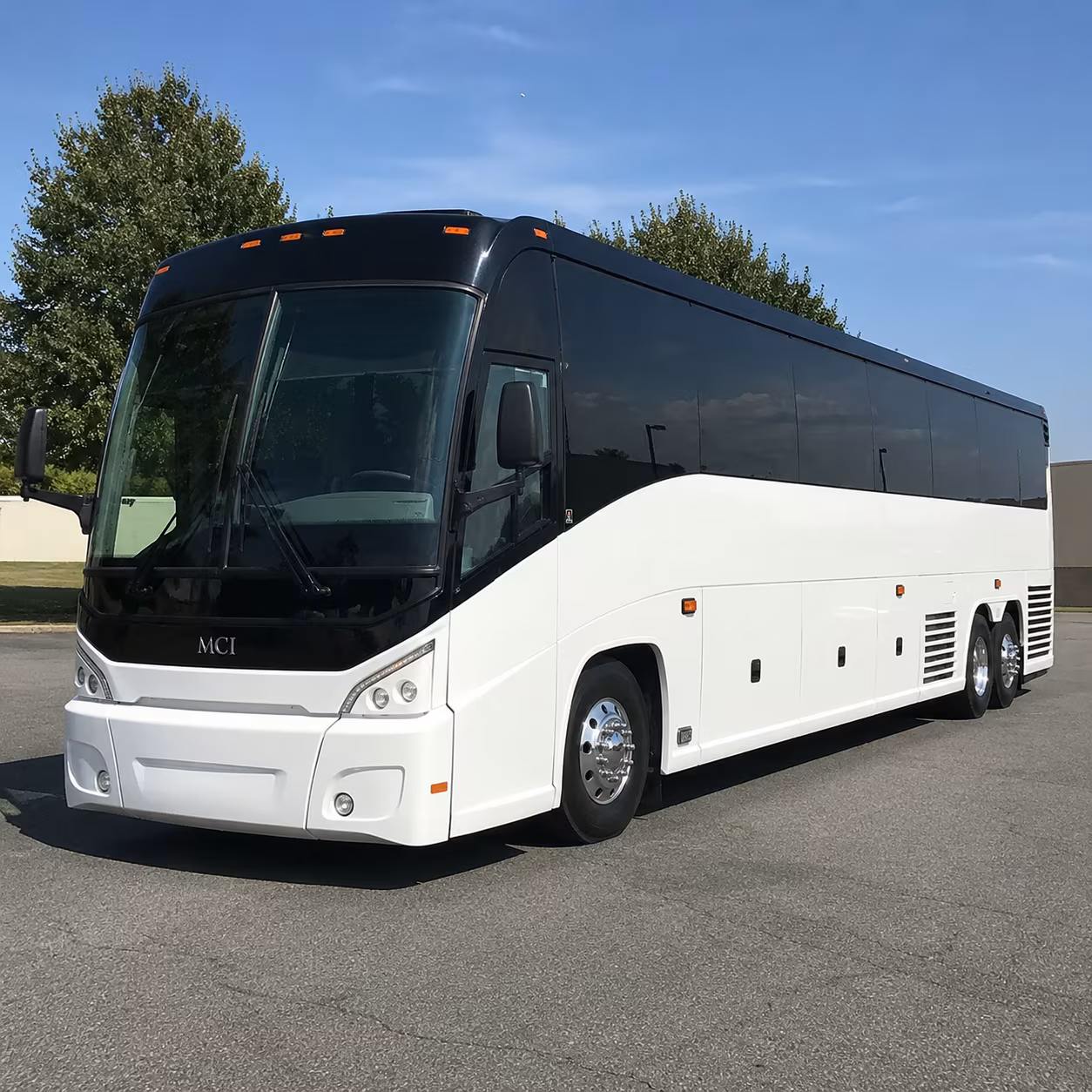 fall river charter bus rental exterior