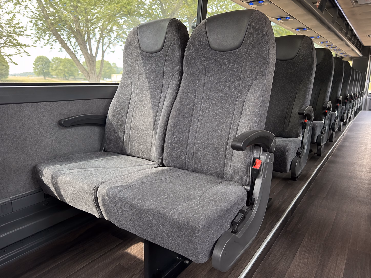 providence comfortable charter buses for government military personnel
