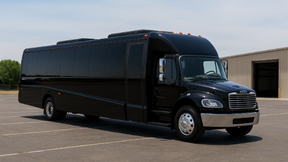 Exterior of Charter Bus Company East Providence's 15 Passenger Minibus in East Providence