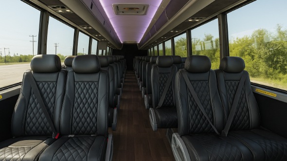 east providence 18 passenger minibus inside