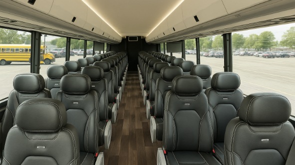 east providence 20 passenger minibus inside