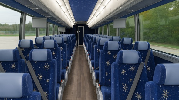 east providence 54 passenger charter bus rental